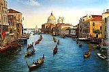 Unknown Venice Grand Canal painting